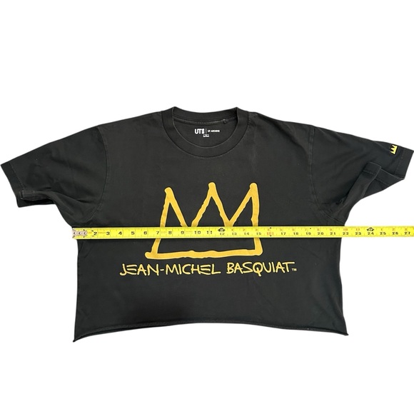 Jean Michel Basquiat Women’s Uniqlo Crop Tee Size M - Picture 2 of 4